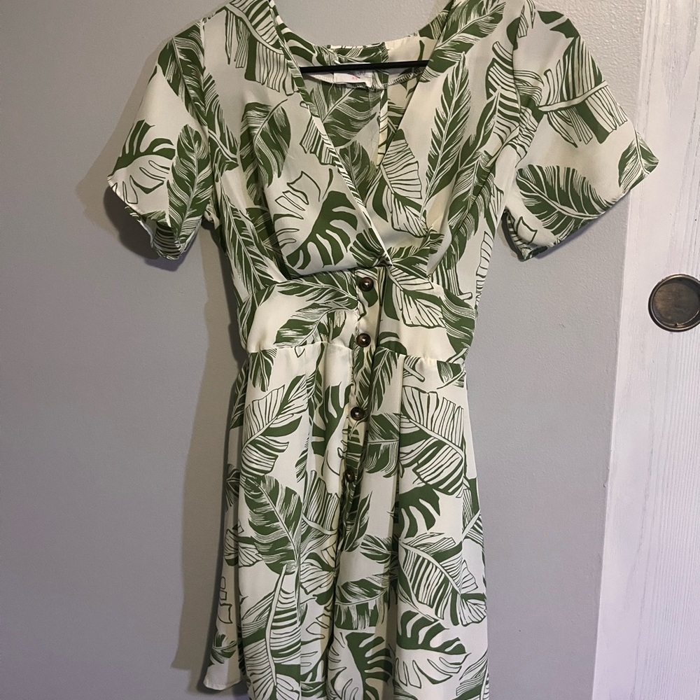 Sienna Sky CrissCross Plant Dress